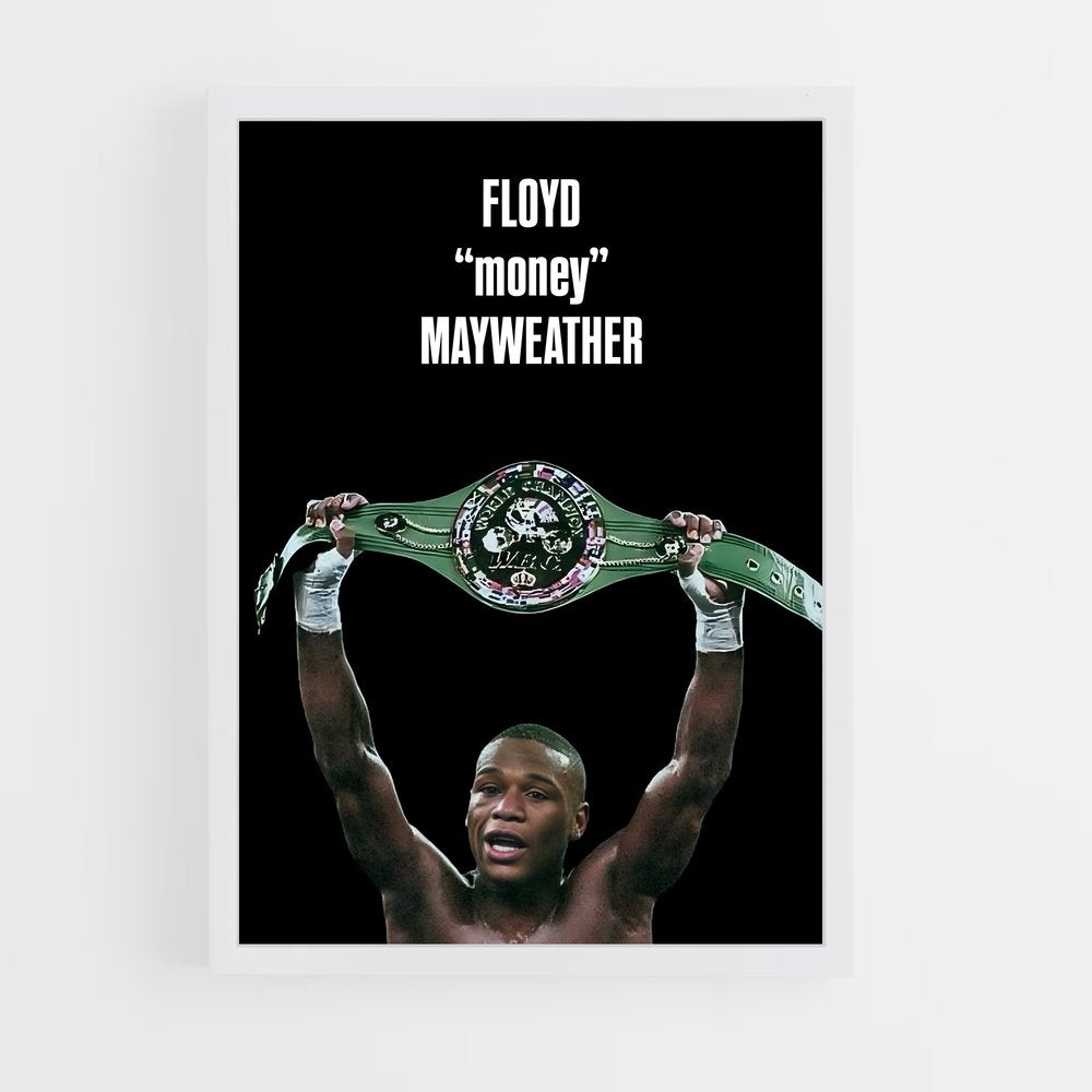 ap-floyd mayweather-5 cadre Blanc