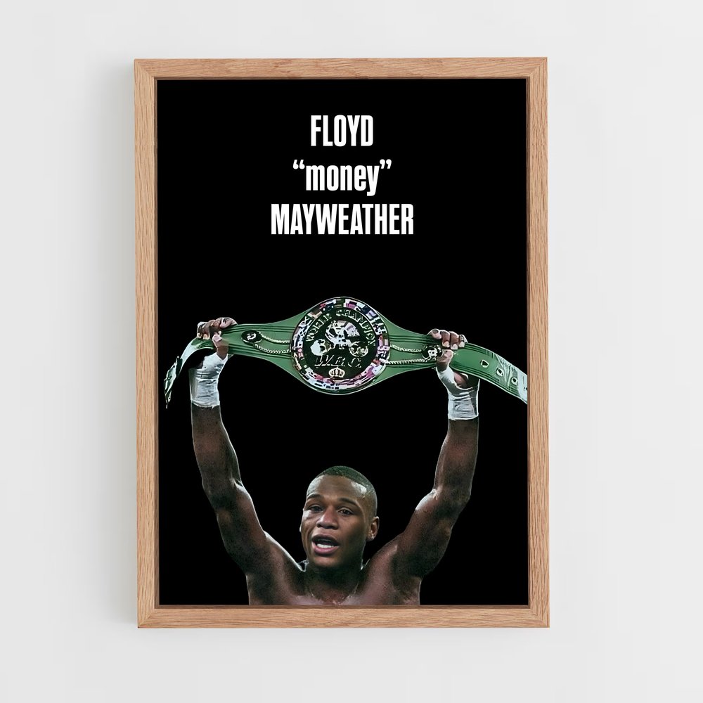 ap-floyd mayweather-5 cadre Bois clair