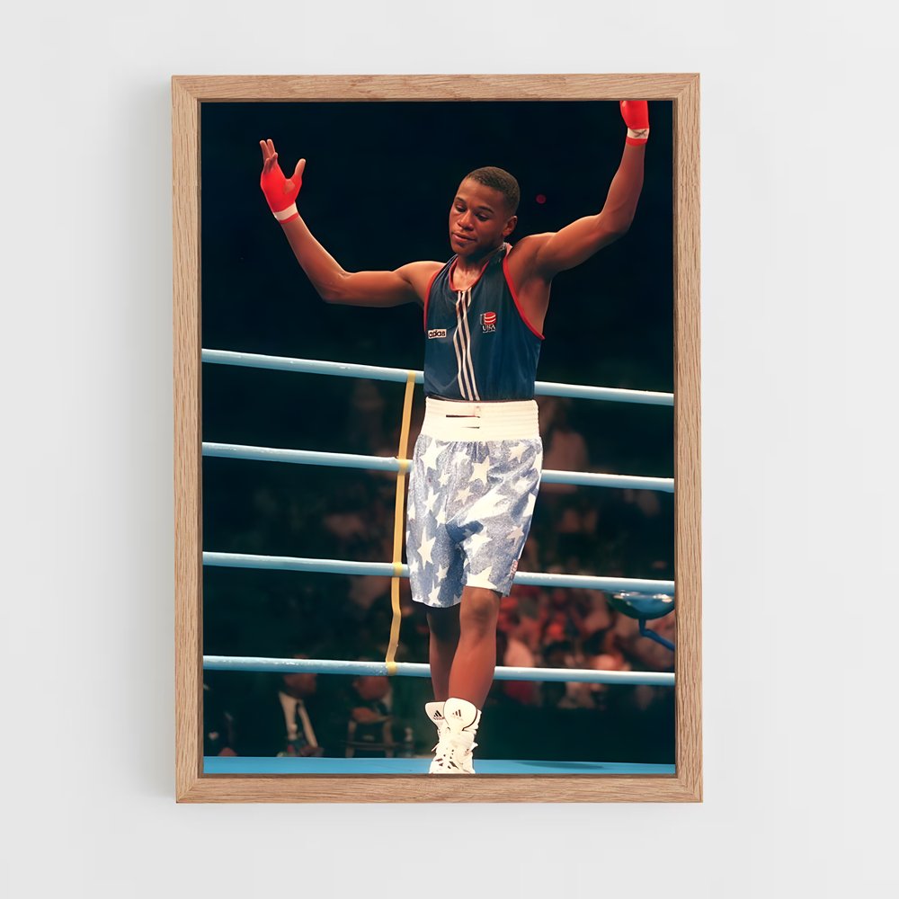 ap-floyd mayweather-6 cadre Bois clair