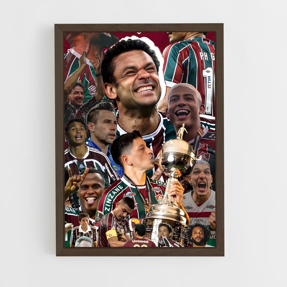 ap-fluminense fc-15 cadre Bois foncé