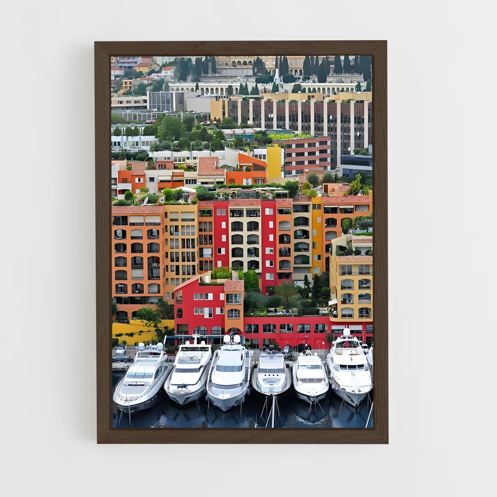 ap-fontvieille-4 cadre Bois foncé
