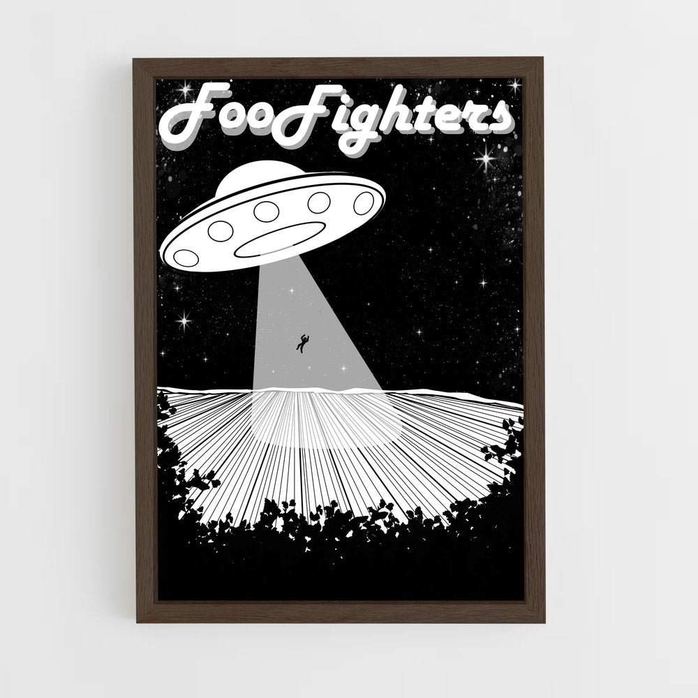 ap-foo fighters-1 cadre Bois foncé