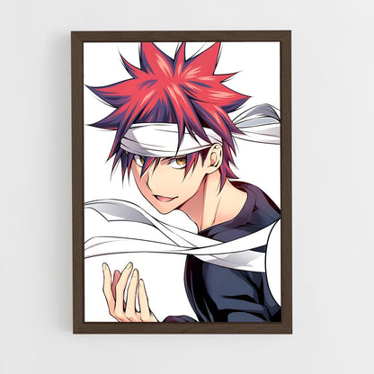 ap-food wars-2 cadre Bois foncé