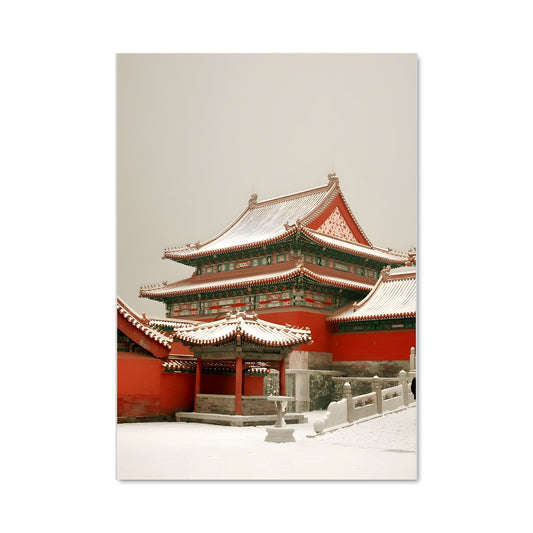 Poster Cité Interdite Enneigée