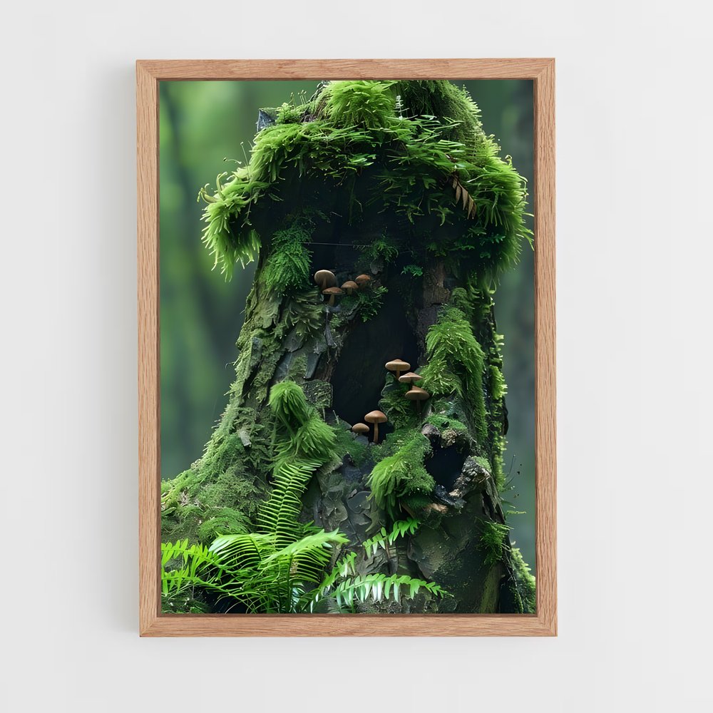 ap-forest moss-5 cadre Bois clair