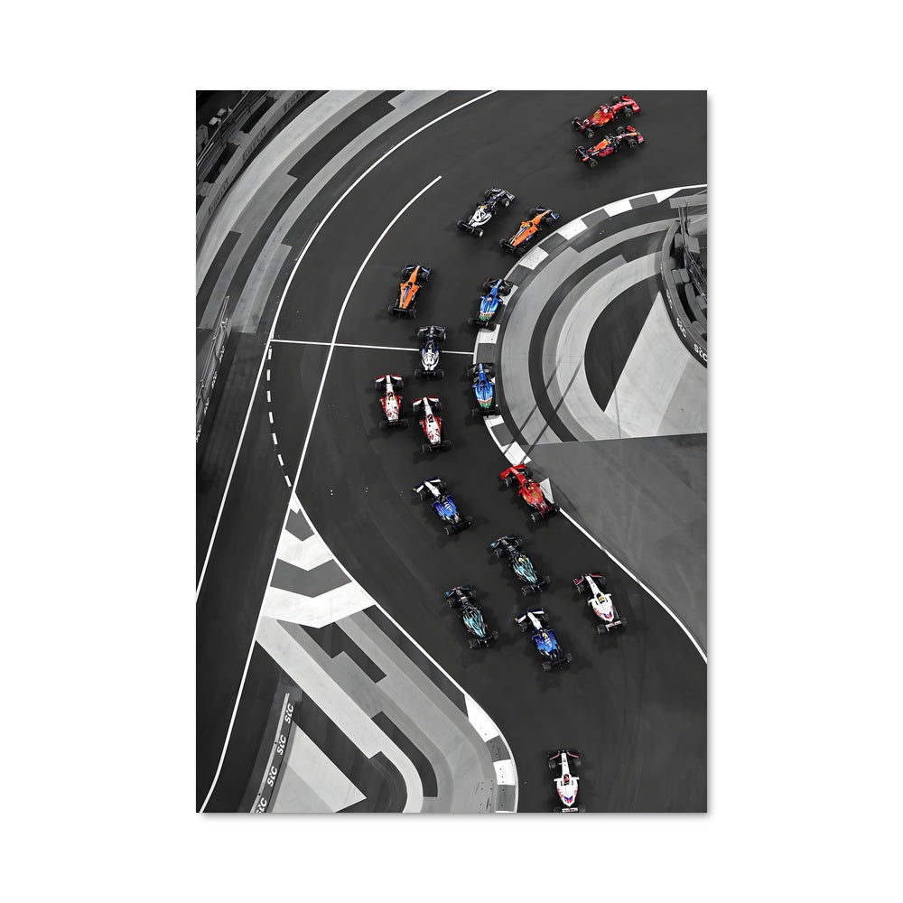 Poster Piste de Vitesse