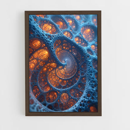 ap-fractals-12 cadre Bois foncé