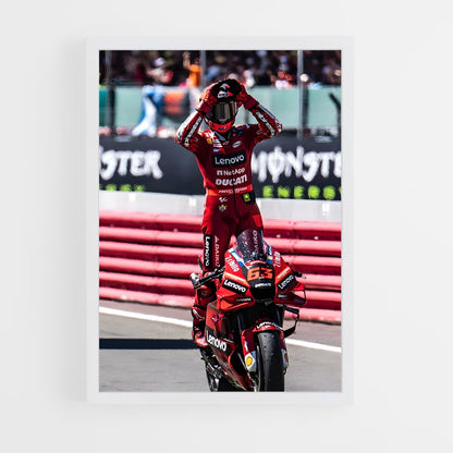 ap-francesco bagnaia-6 cadre Blanc