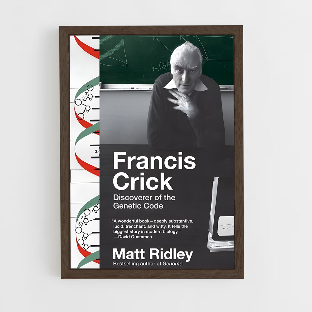 ap-francis crick-1 cadre Bois foncé