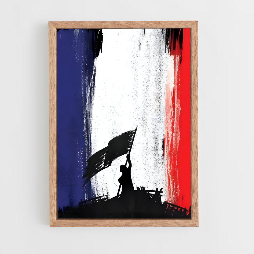 ap-francois l'olonnais flag-1 cadre Bois clair