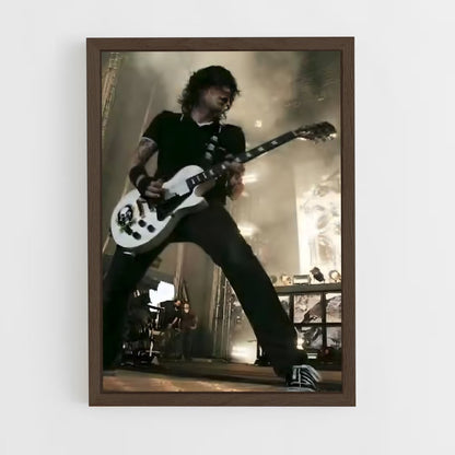 ap-frank iero-1 cadre Bois foncé