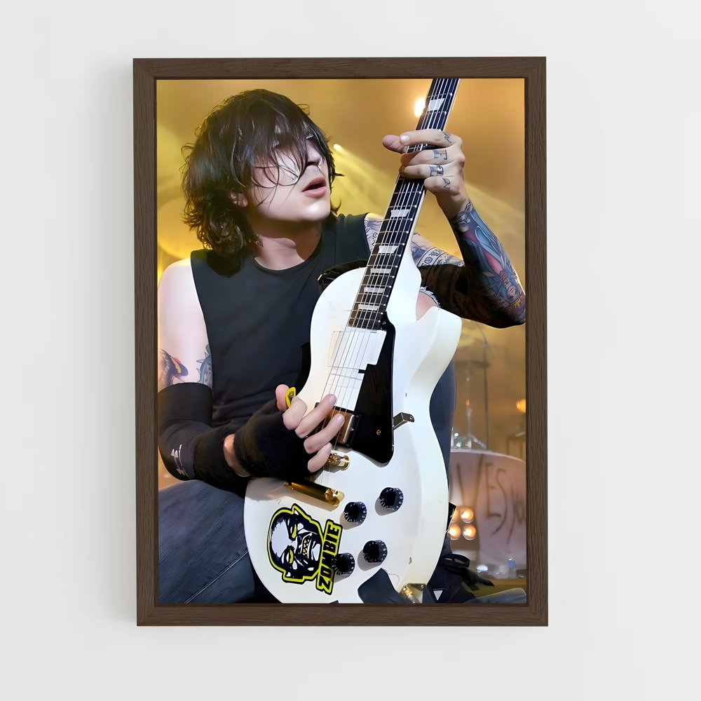 ap-frank iero-2 cadre Bois foncé