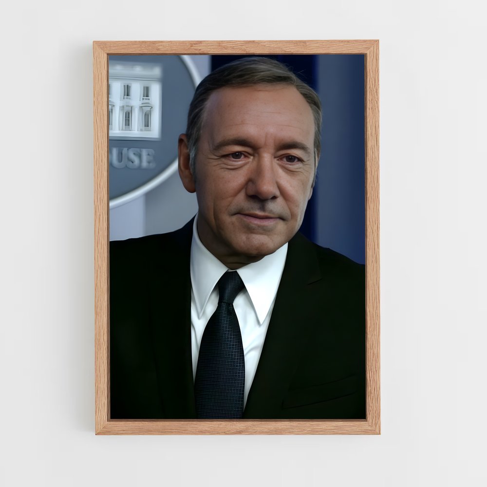 ap-frank underwood-3 cadre Bois clair