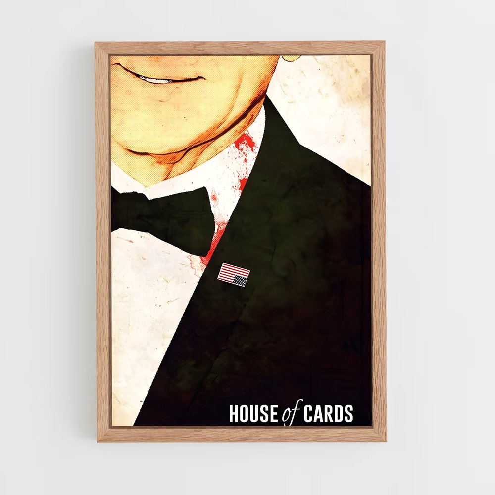 ap-frank underwood-4 cadre Bois clair