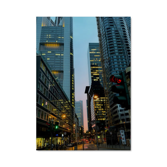 Poster Rues de Frankfurt