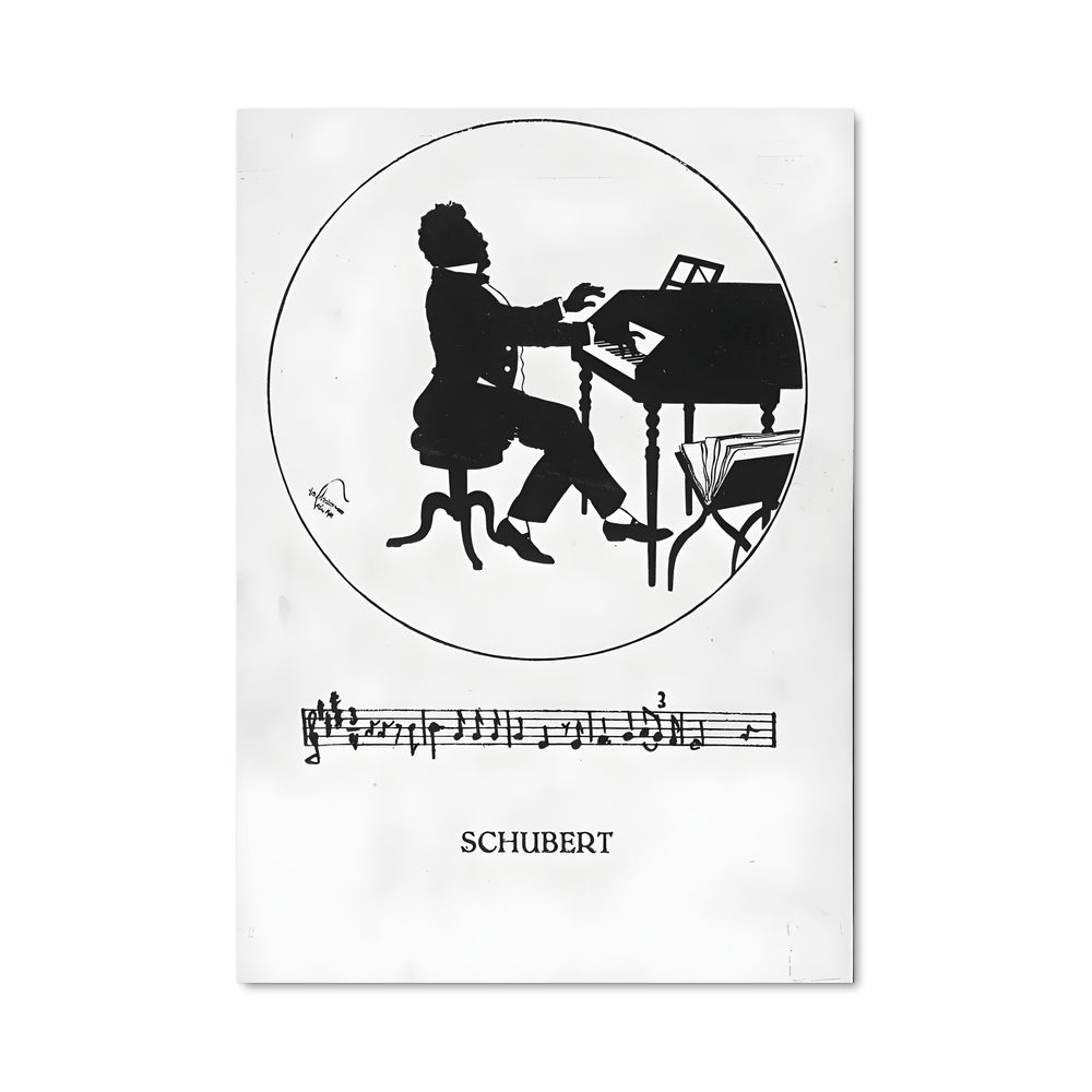 Poster Schubert au Piano