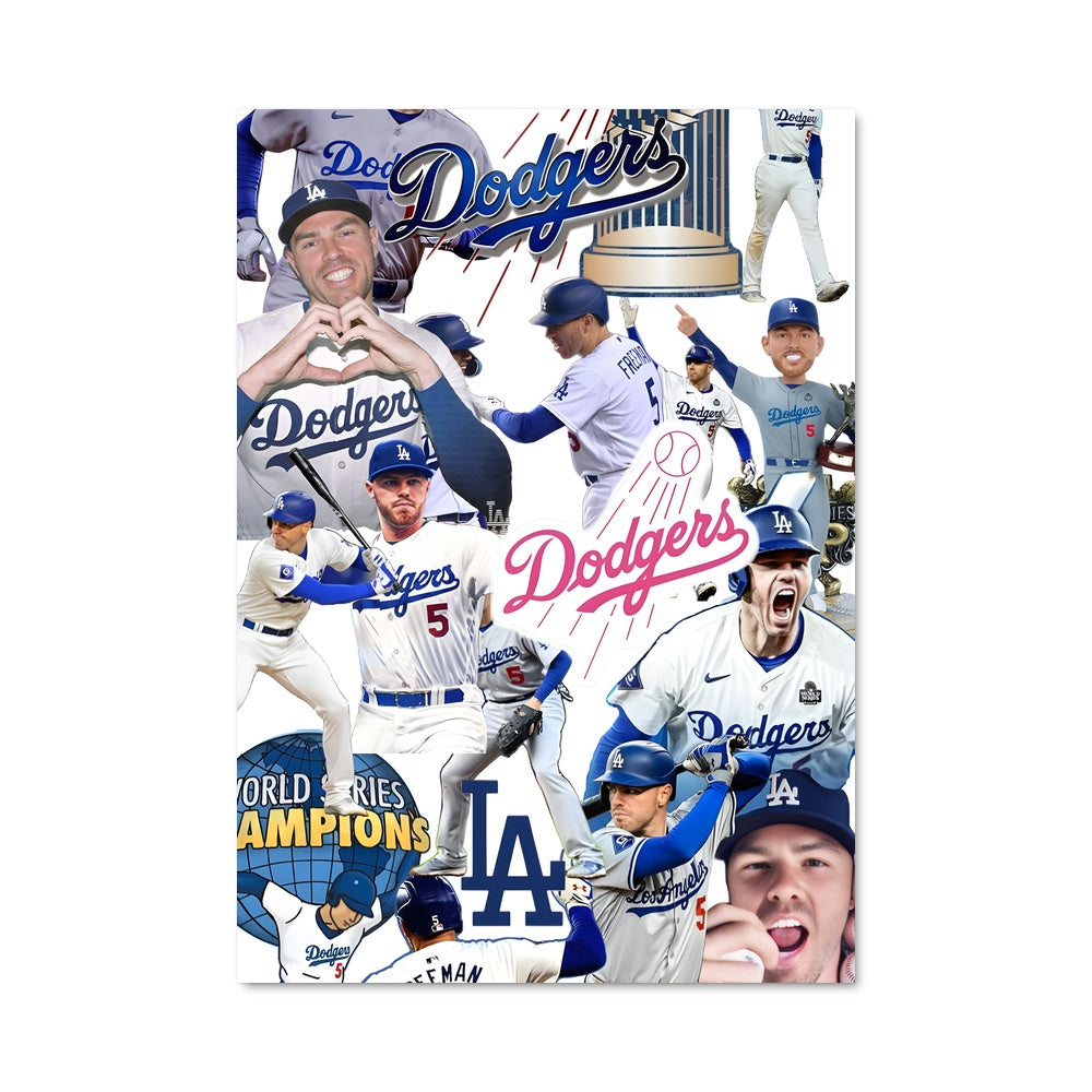 Poster Team Spirit Dodgers