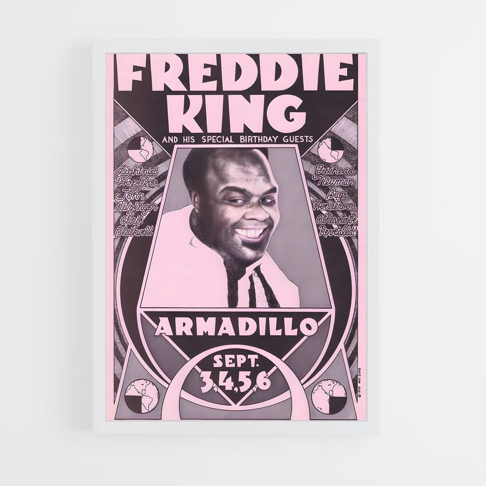 ap-freddie king-2 cadre Blanc