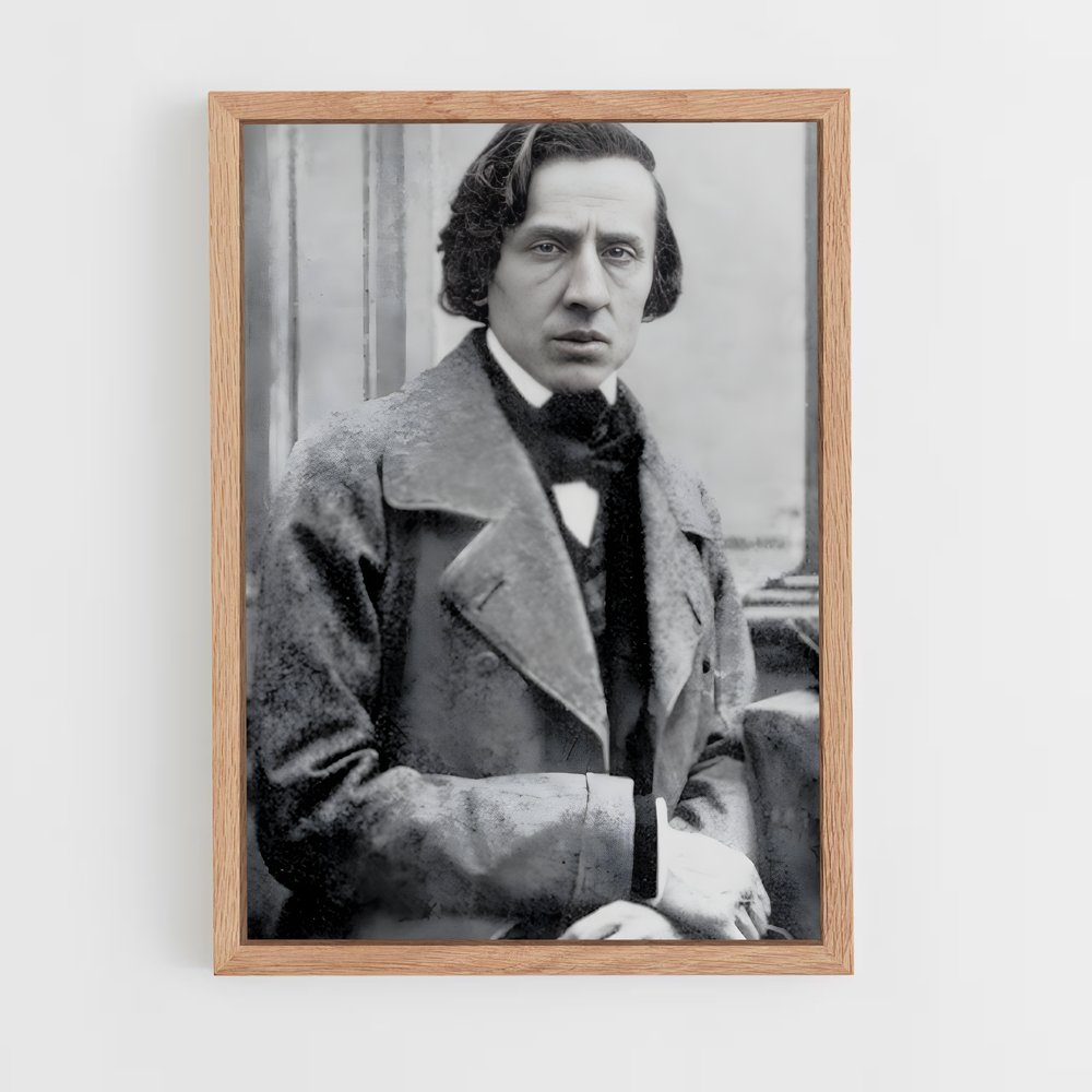 ap-frederic chopin-1 cadre Bois clair