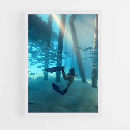 ap-free diving-4 cadre Blanc