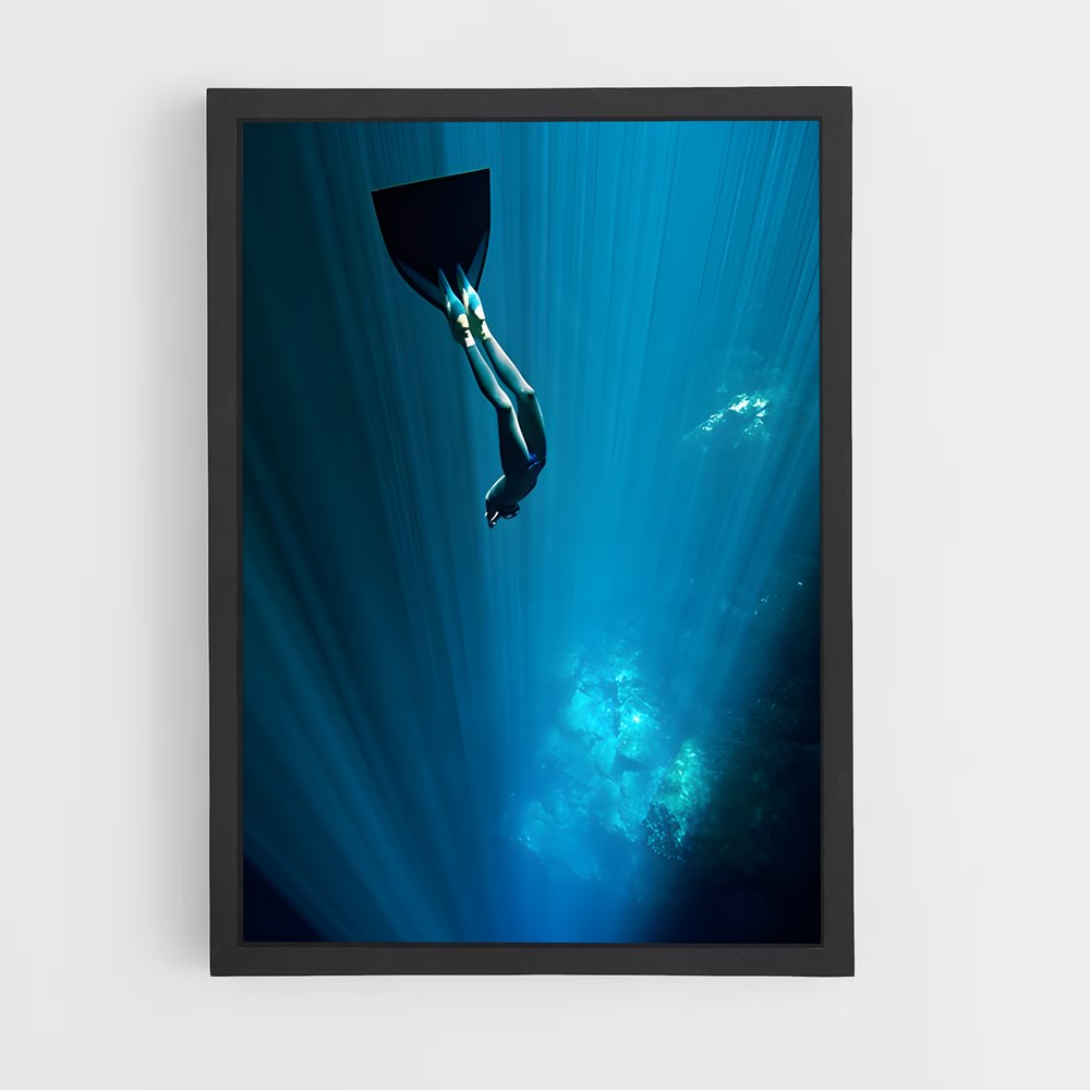 ap-free diving-7 cadre Noir