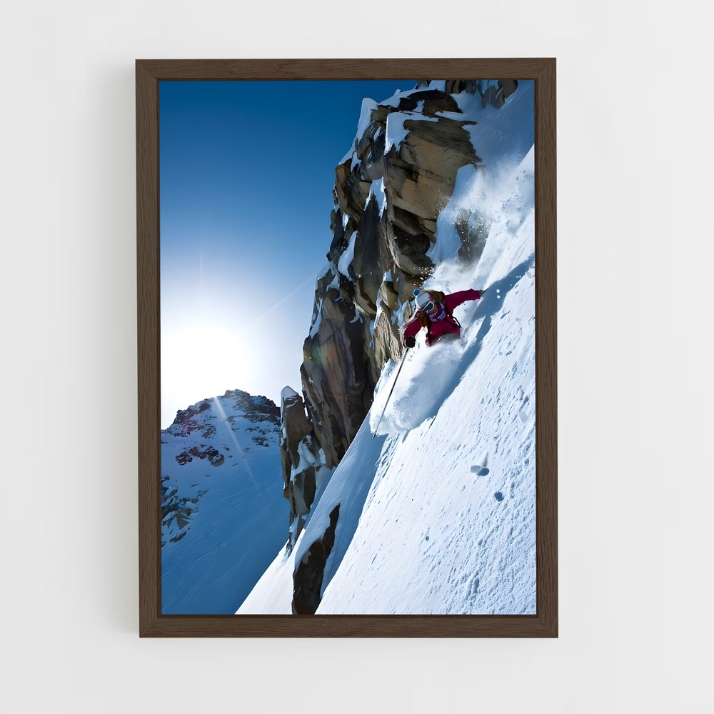 ap-freeride world tour skiing-4 cadre Bois foncé