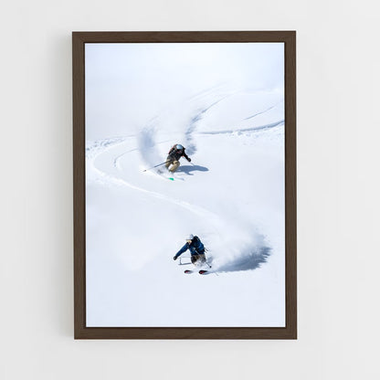 ap-freeride world tour skiing-5 cadre Bois foncé