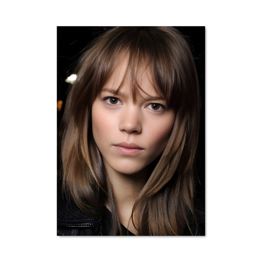 Poster Longs Cheveux et Éclat
