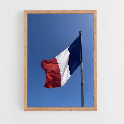 ap-french open flag-3 cadre Bois clair