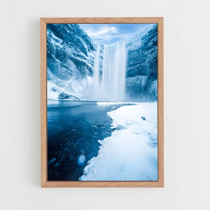 ap-frozen waterfall-9 cadre Bois clair