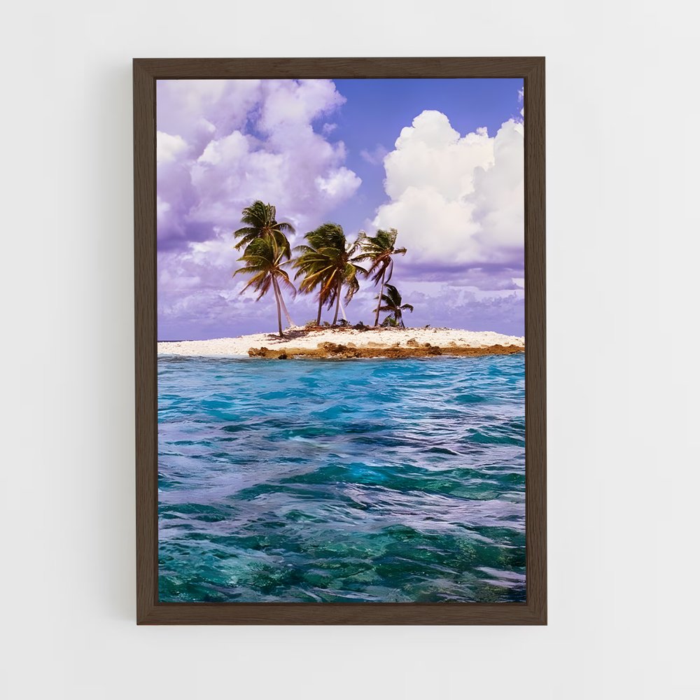 ap-funafuti lagoon-1 cadre Bois foncé