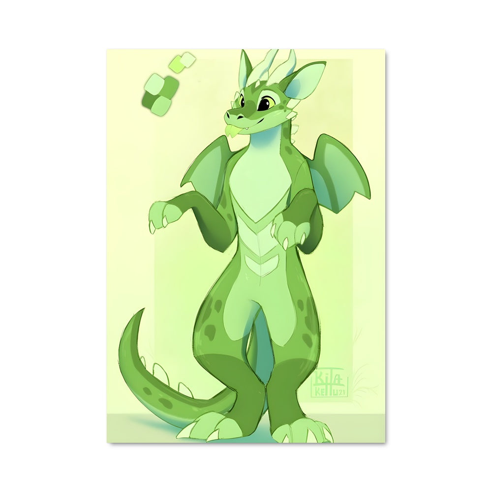 Poster Dragon Émeraude
