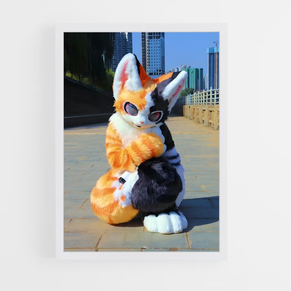 ap-furry-1 cadre Blanc