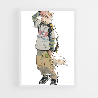 ap-fursona-2 cadre Blanc