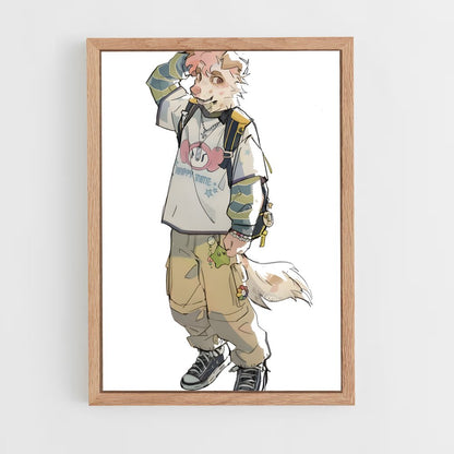 ap-fursona-2 cadre Bois clair