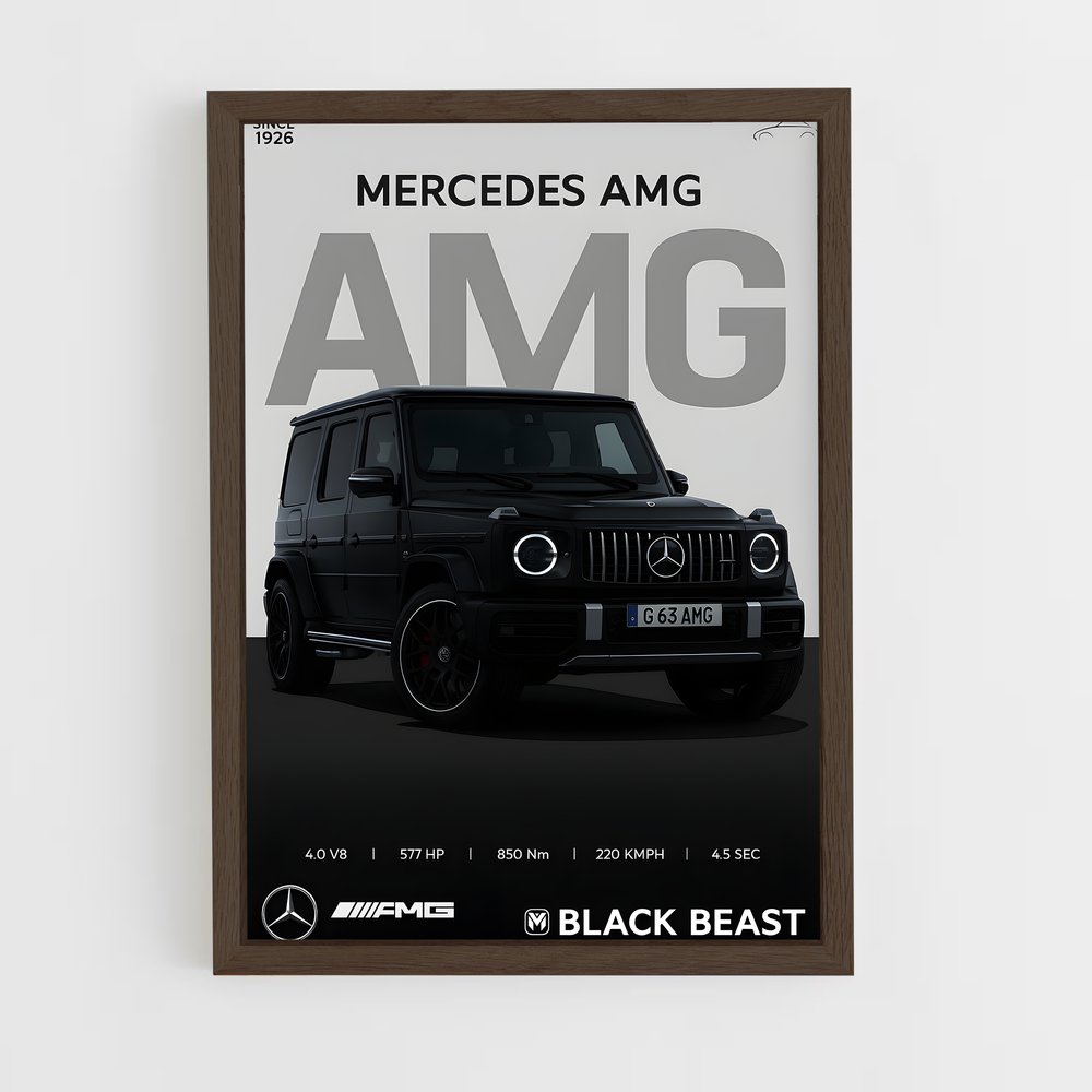 ap-g63 amg-5 cadre Bois foncé