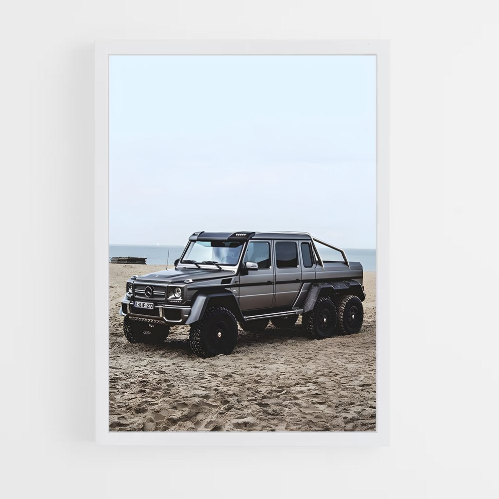 ap-g63 amg 6x6-1 cadre Blanc