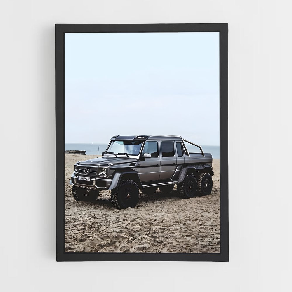 ap-g63 amg 6x6-1 cadre Noir