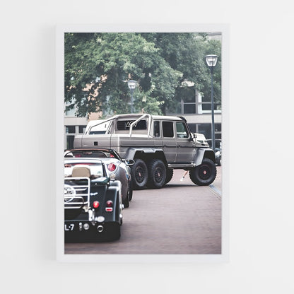 ap-g63 amg 6x6-3 cadre Blanc