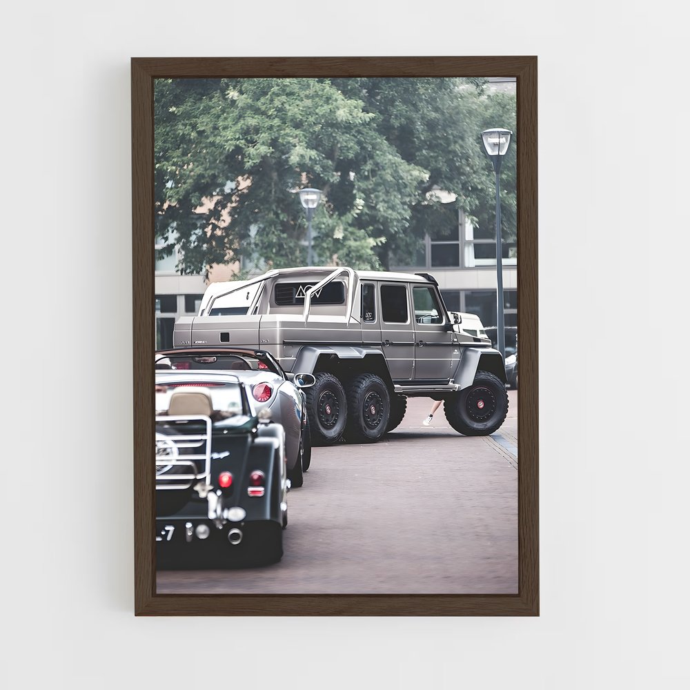ap-g63 amg 6x6-3 cadre Bois foncé