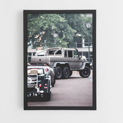 ap-g63 amg 6x6-3 cadre Noir