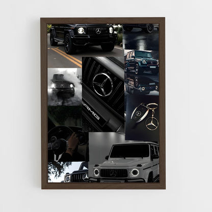 ap-g wagon-2 cadre Bois foncé