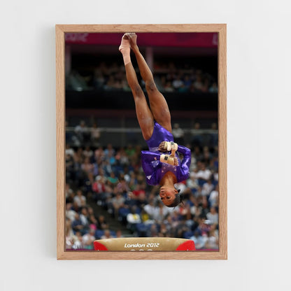 ap-gabby douglas-7 cadre Bois clair