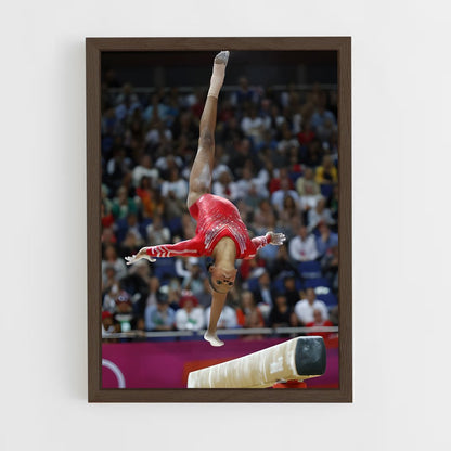 ap-gabby douglas-9 cadre Bois foncé