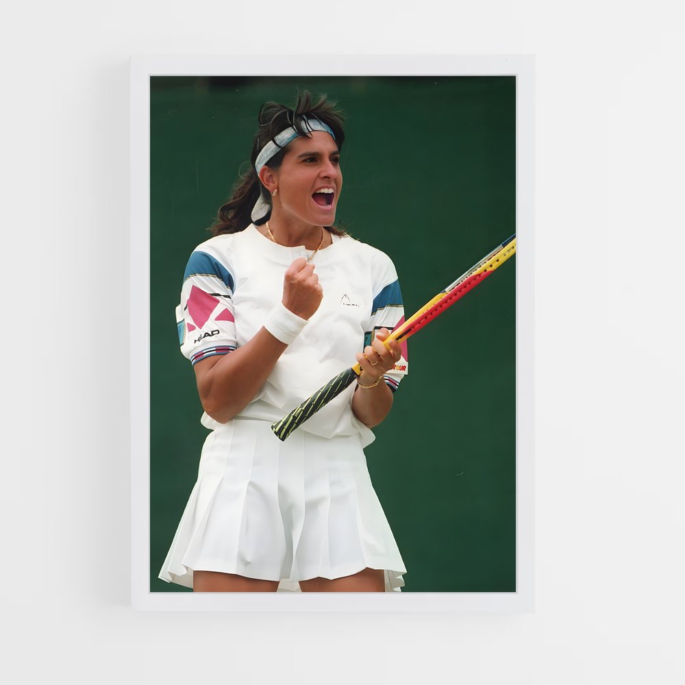 ap-gabriela sabatini-1 cadre Blanc
