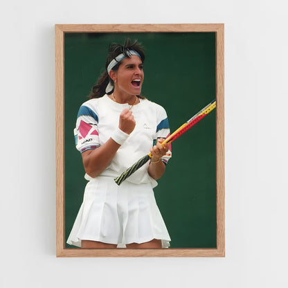 ap-gabriela sabatini-1 cadre Bois clair