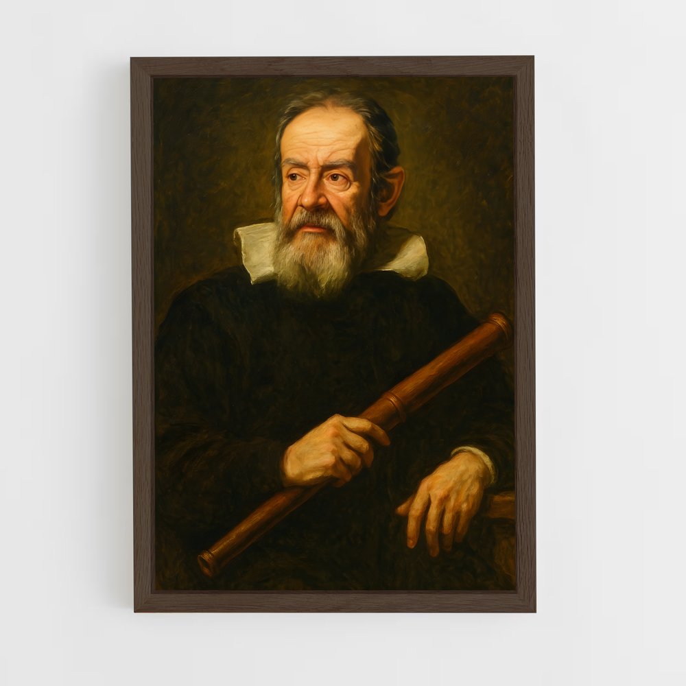 ap-galileo galilei-1 cadre Bois foncé