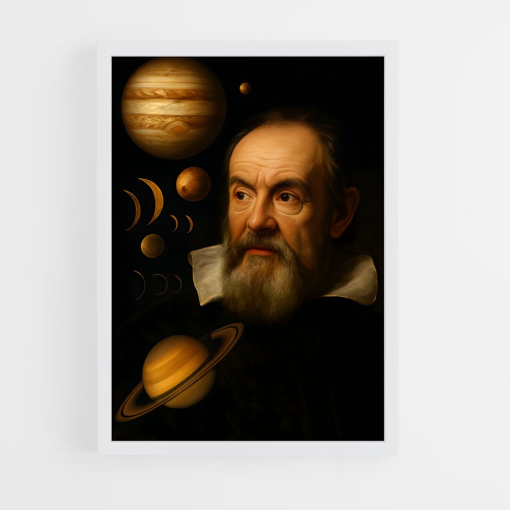 ap-galileo galilei-8 cadre Blanc