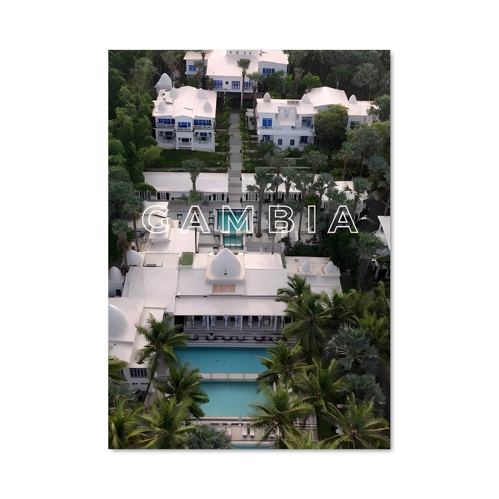 Poster Villa Plage