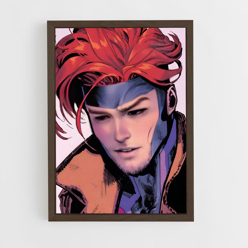 ap-gambit x-men-5 cadre Bois foncé